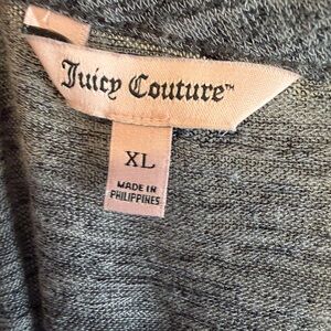 Juicy Couture Charcoal Knit Top XL